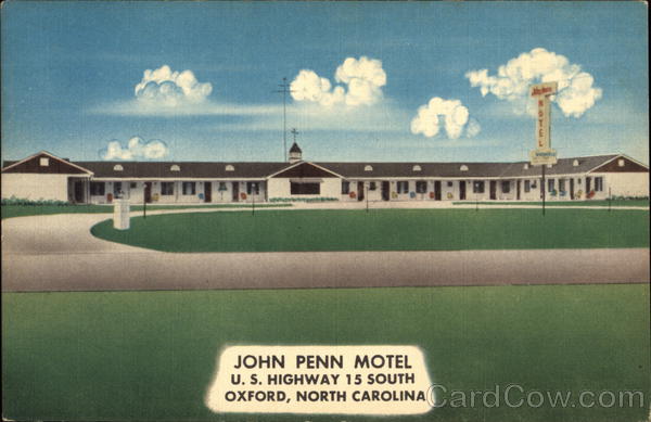 John Penn Motel Oxford North Carolina