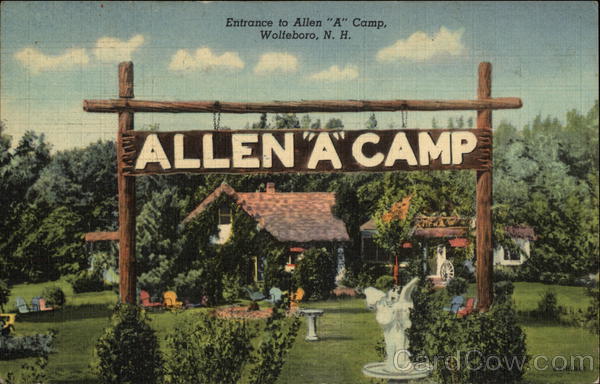 Entrance to Allen A Camp Wolfeboro New Hampshire