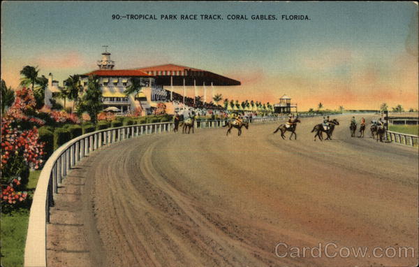 Tropical Park Race Track Coral Gables Florida