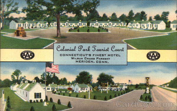 Colonial Park Tourist Court Meriden Connecticut