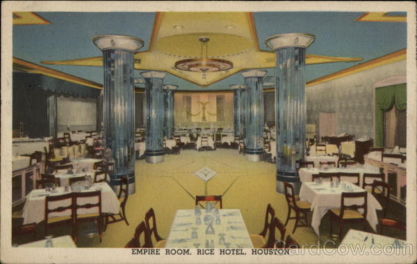Rice Hotel - Empire Room Houston Texas