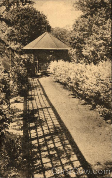Convent of Our Lady of the Cenacle - View of Garden St. Louis Missouri