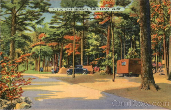 Public Camp Grounds Bar Harbor Maine
