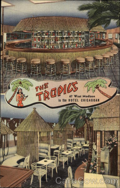 Hotel Chicagoan - The Tropics Cocktail Lounge Illinois