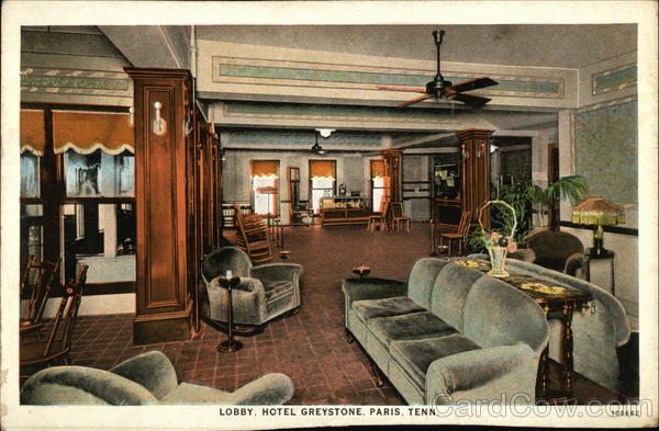 Hotel Greystone - Lobby Paris Tennessee