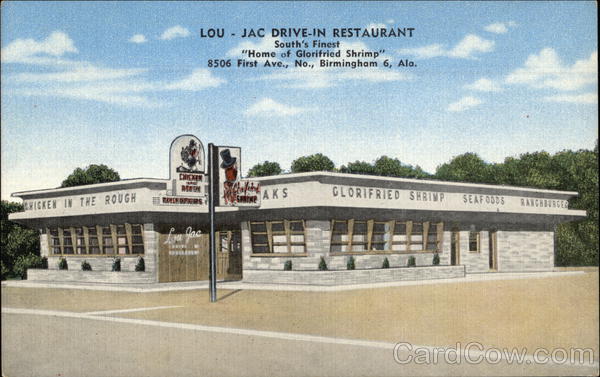 Lou-Jac Drive-In Restaurant Birmingham Alabama