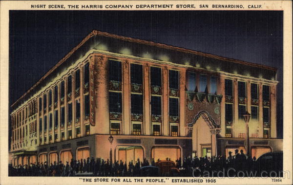 The Harris Company Department Store San Bernardino California
