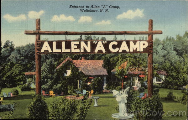 Entrance to Allen A Camp Wolfeboro New Hampshire