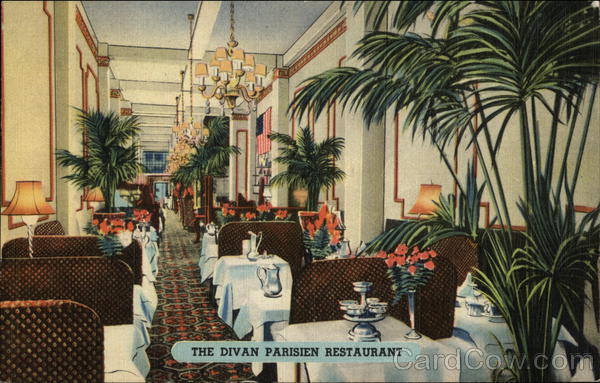 The Divan Parisien Restaurant New York