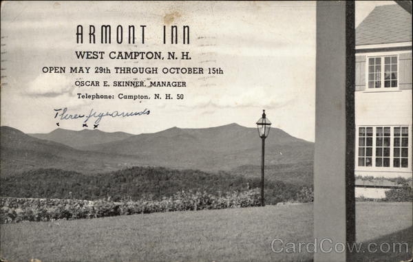 Armont Inn West Campton New Hampshire
