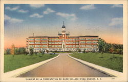 Convent de la Presentation de Marie College River Postcard