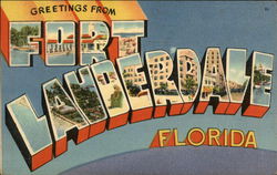 Greetings from Fort Lauderdale Postcard