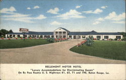 Bellemont Motor Hotel Baton Rouge, LA Postcard Postcard Postcard