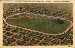 Indianapolis Motor Speedway Postcard