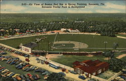 Air View of Boston Red Sox Spring Training Sarasota, FL Postcard Postcard Postcard