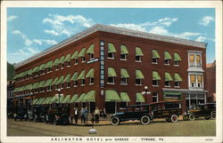 Arlington Hotel with Garage Postcard