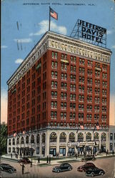 Jefferson Davis Hotel Montgomery, AL Postcard Postcard Postcard