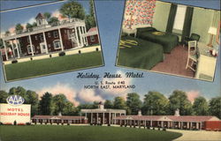 Holiday House Motel Postcard