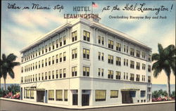 Hotel Leamington Miami, FL Postcard Postcard Postcard