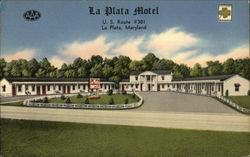 La Plata Motel Maryland Postcard Postcard Postcard