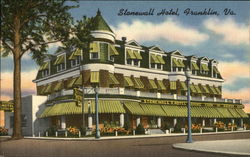 Stonewall Hotel Franklin, VA Postcard Postcard Postcard