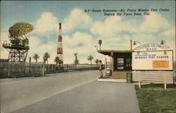 Patrick Air Force Base - Air Force MIssile Test Center, South Entrance Postcard