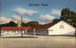 Shoreline Motel Postcard