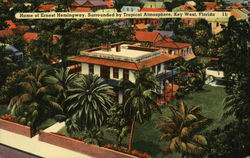 Home of Ernest Hemingway Postcard