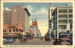 Looking North on Central Avenue from Adams Looking North on Central Avenue from Adams