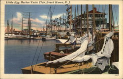 Little Egg Harbor Yacht Club Beach Haven, NJ Postcard Postcard Postcard