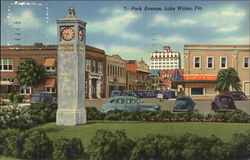 Park Avenue Lake Wales, FL Postcard Postcard Postcard