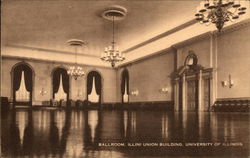 University of Illinois, Illini Union Building - Ballroom Urbana, IL Postcard Postcard Postcard