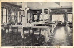 Interior of Hazel & Bill's Parkview Wilmington, NY Postcard Postcard Postcard