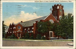 Sacred Heart of Jesus Catholic Church Hattiesburg, MS Postcard Postcard Postcard