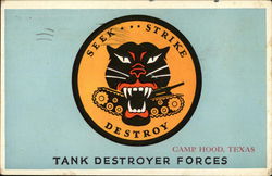 Tank Destroyer Forces, Camp Hood Postcard