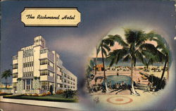 The Richmond Hotel Miami Beach, FL Postcard Postcard Postcard