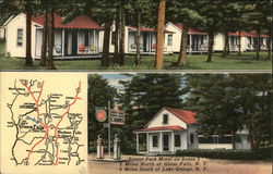 Sunset Park Motel Glens Falls, NY Postcard Postcard Postcard