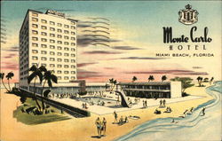 Monte Carlo Hotel Miami Beach, FL Postcard Postcard Postcard