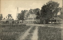 Business Section and Club House, Hawk's Nest Beach Old Lyme, CT Postcard Postcard Postcard