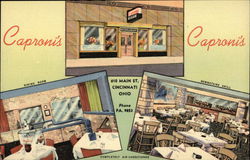 Caproni's Restaurant Cincinnati, OH Postcard Postcard 