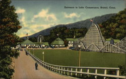 Entrance to Lake Compounce Postcard