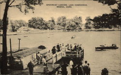 Speedboat Landing, Lake Compounce Bristol, CT Postcard Postcard Postcard