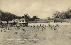 Bathing Beach, Lake Compounce Postcard