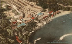 Aerial View, Lake Compounce Postcard