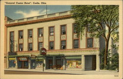 General Custer Hotel Cadiz, OH Postcard Postcard Postcard