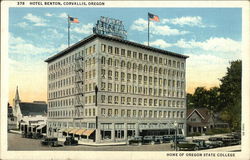 Hotel Benton Corvallis, OR Postcard Postcard 
