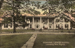 The General Lewis Hotel Lewisburg, WV Postcard Postcard Postcard