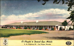 El Playtel & Desert Spa Motels Postcard