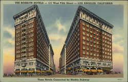 The Rosslyn Hotels Los Angeles, CA Postcard Postcard Postcard