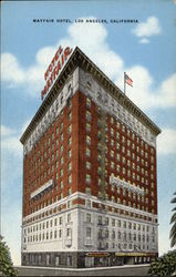 Mayfair Hotel Los Angeles, CA Postcard Postcard Postcard